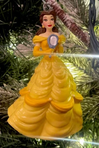 2024 Disney Belle & Mirror Christmas Tree Ornament Beauty & The Beast Princess - Picture 1 of 1