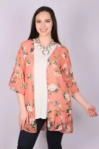 CLEARANCE - Chiffon Floral Print Cardigan (Reg. $24.95) - Picture 1 of 1