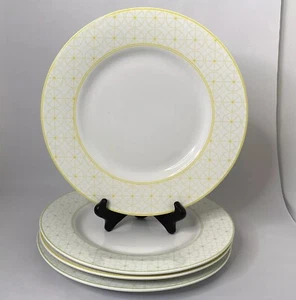 Williams Sonoma CITRON Yellow Green Mixed 12” Service Dinner Plates - Set Of 4 - Picture 1 of 9