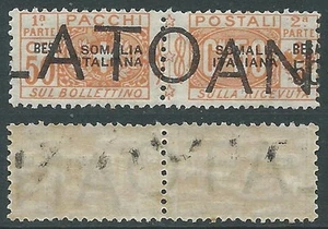 1923 SOMALIA PACCHI POSTALI 50 B DEMONETIZZATO MH * - D5 - Picture 1 of 1