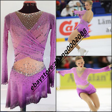 Purple Ice skating dress.Competition Figure Skating Dress.Twirling Baton Custom