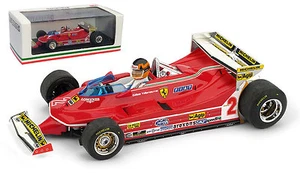 Brumm R577-CH Ferrari 312 T5 #2 Monaco GP 1980 - Gilles Villeneuve 1/43 Scale - Picture 1 of 2