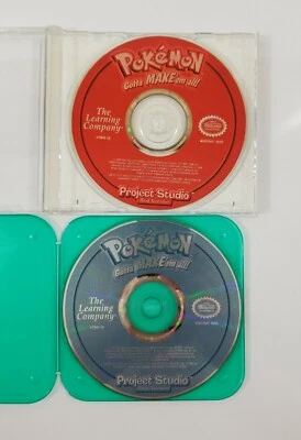 Pokemon Project Studio PC Game Lot - Red Version - Blue Version DISC ONLY  - Image 1 of 3