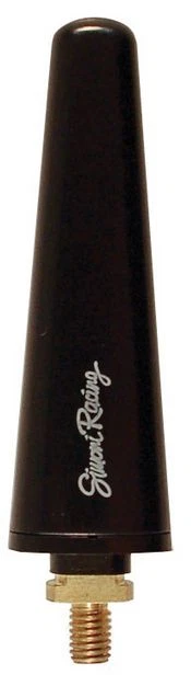 ANTENNA AUTO NERA GIULIETTA 159 MITO SIMONI RACING 6CM BASE RETTANGOLARE ASR19N - Immagine 1 di 1