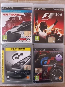 PS3 LOTTO 4 GIOCKI NEED FOR SPEEX MOFG WANTED+F1 2011+GRAN TURISMO PROLOGO+G.T 5 - Imagen 1 de 4