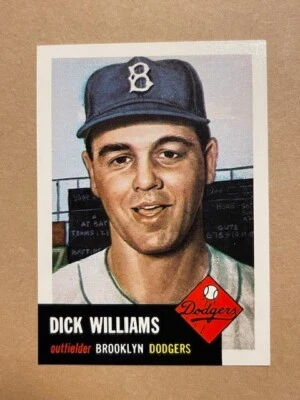 Dick Williams ~ 1991 Topps Archives Ultimate '53 Set #125 Brooklyn Dodgers  - - Image 1 of 2