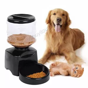 Dog Cat Automatic Pet Feeder 7lb Large 5.5L Food Dish Bowl Dispenser LCD Display - Picture 1 of 6