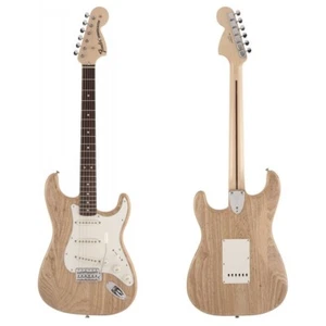 Fender Made in Japan Heritage 70s Stratocaster Natural Electric Guitar w/Gig Bag - Picture 1 of 7