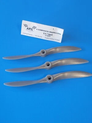 APC 9x7 Sport Propeller Lot (3) LP09070 Composite RC Airplane  - Image 1 of 4