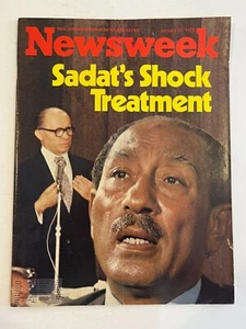 Sadat's Shock Treatment Begin NEWSWEEK International Magazine Jan 30 1978 - Picture 1 of 2