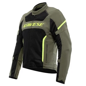 Motorrad Dainese Air Frame 3 Tex-Jacke (Grün/Schwarz/Neongelb) Gr: 52 - Bild 1 von 3