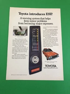 1974 1975 TOYOTA CORONA VINTAGE ORIGINAL PRINT AD ADVERTISEMENT - Imagen 1 de 1