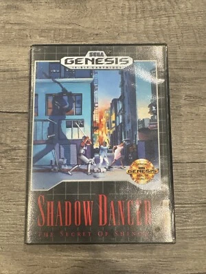 Shadow Dancer: The Secret of Shinobi (1990) Cleaned, Tested, Working! No Manual - Image 1 of 4