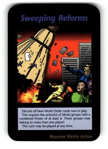 Juego base de cartas Sweeping Reforms INWO Illuminati Nuevo Orden Mundial 356/409 - Imagen 1 de 4