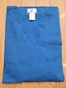 Nurses Scrubs Top And Pants Set. Blue 2XL - Picture 1 of 1