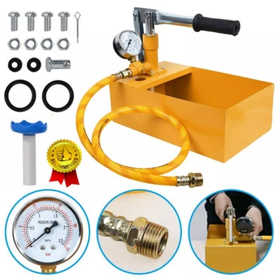 Befüllpumpe 25bar Handpumpe Prüfpumpe Testpumpe Heizung Wasser Pumpe Solar DHL - Bild 1 von 4