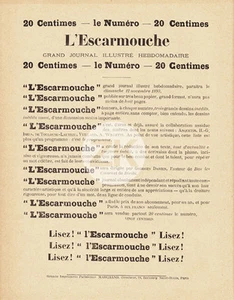 L'ESCARMOUCHE Georges DARIEN Anarchiste Journal Satirique LAUTREC Ibels 1893 - Picture 1 of 1