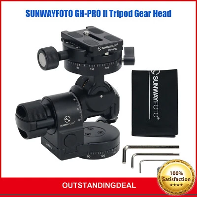SUNWAYFOTO GH-PRO II Tripod Gear Head Panoramic Head Panorama Head For Camera SZ - Image 1 of 4