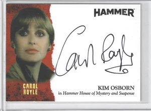 Hammer Horror Autograph CR2 Carol Royle On Card Auto Unstoppable Cards UK - Picture 1 of 2