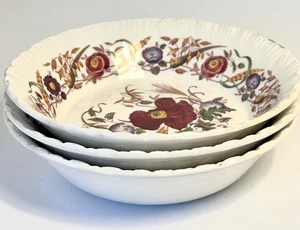 "Cuencos de postre de frutas de aciano rojo Wedgwood 783075 (juego de 3) 5"" de diámetro" - Imagen 1 de 3