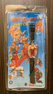 Reloj Ken Street Fighter II Capcom Placo Toys 1992 de colección raro en paquete juego Foto 1 de 4