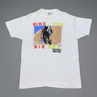 Camiseta De Colección Años 80 Moab Utah Naturaleza Bicicleta Ciclismo Colorido Arte Pop Rara Foto 1 de 4
