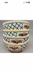 Villaroy & Boch Set Of 4 -5.5” Rice/ Cereal Bowls + 2 Bonus Saucers 7” - Picture 1 of 10