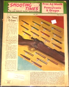 Shooting Times, June 1960, Vol 1 No 3, O-Sixes, Cartridges, NM - Picture 1 of 1