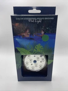 Wasserdichte magnetische 4 Modi LED Farbwechsel Pool Wandleuchte mit Fernbedienung - Bild 1 von 2
