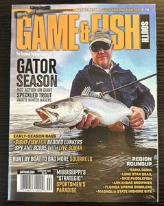 GAME & FISH (SOUTH) MAG FEB 2025 REGIONAL OUTDOOR GUIDE GATOR SEASON - Foto 1 di 3
