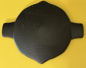 GUC! Pampered Chef 2778 2 Qt Microwave Strainer Cooker - Black LID Cover ONLY - Picture 1 of 2