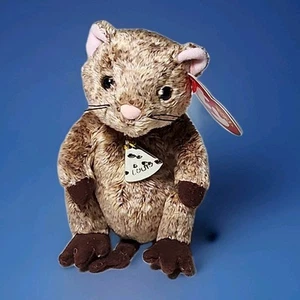 2004 Ty Beanie Babies-Louis The Mouse-Garfield The Movie With Golden Name Tag-4" - Picture 1 of 7