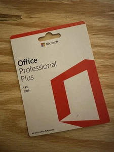 Microsoft Office Pro Plus 2019 Lifetime 1 PC authentique au détail à vie - Photo 1/2
