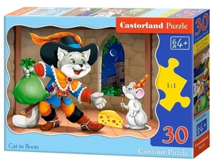 CSB03730 - Castorland Jigsaw Classic 30 pc - Cat in Boots - Picture 1 of 1