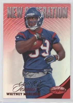 2012 Certified New Generation Mirror Red /250 Whitney Mercilus #312 Rookie RC - Image 1 of 2