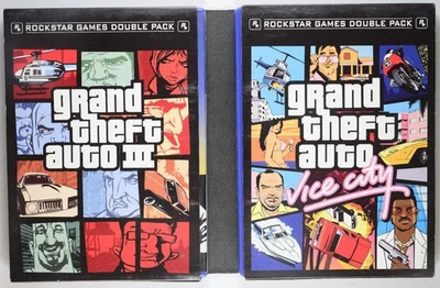 Grand Theft Auto Double Pack PS2 Rare GTA 2003 COMPLETE | PAL | TESTED - Image 1 of 4