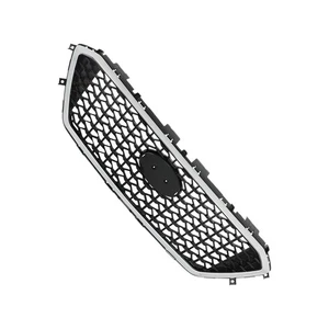 Labwork Front Chrome Grill For Hyundai Sonata 15-2017 Honeycomb W/O Sensor Hole - Foto 1 di 17