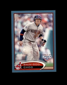 2012 Topps Opening Day #148 Shin-Soo Choo SN Cleveland Indians Blue #/2012 - Picture 1 of 2
