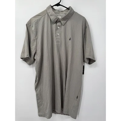 Volcom Men's Banger Gray Polo Shirt Short Sleeve Casual Everyday Top XX-Large - Image 1 of 4