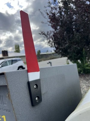 Mail Boss Mail Manager Locking Post Mount Mailbox Red Replacement Flag For 7526V - Image 1 of 4