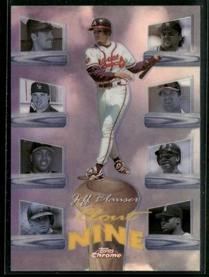 1998 Topps Chrome #C6 Jeff Blauser Clout Nine Refractors - Image 1 of 2