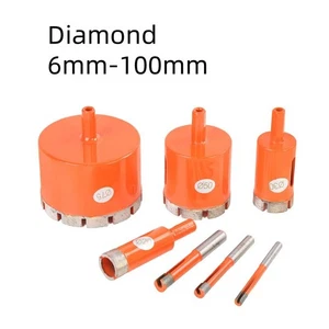 Diamantbohrkrone Fliesenbohrer Diamantbohrer 6 mm - 100 mm für Winkelschleifer - Picture 1 of 34