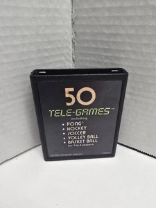 Atari 2600 Pong Sports 50 Tele-Games Sears Roebuck Game Cartridge Only - Picture 1 of 7
