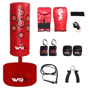 WARX Kids/Junior Boxing FREE STANDING Punch bag Set Junior Punchbag Kit New - Picture 1 of 9