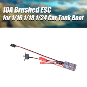 RC Car 10A Brushed ESC Two Way Motor Speed Controller For 1/16 1/18 1/24 - Picture 1 of 10
