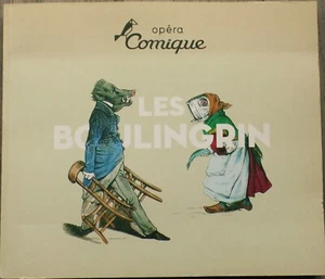 LES BOULINGRIN/GEORGES APERGHIS/GEORGES COURTELINE/PROGRAMME DE L'OPÉRA COMIQUE - Imagen 1 de 4