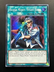 Magical Musket - Steady Hands Super Rare SPWA-EN044 1st Edition Yugioh Card - Picture 1 of 2