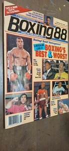 Boxing 88 1988 Hagler Foreman Magazine Herns Spinks Cover - Picture 1 of 2