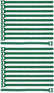 20 x Klettband 30 cm x 28 mm grün Klettkabelbinder Kabelbinder Kabelklettband - Bild 1 von 7