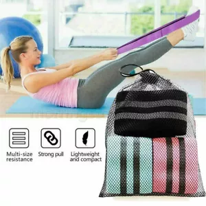 3/Set Resistance Bands Yoga Loop Gym Exercise Strength Workout Fitness Butt Lift - Picture 1 of 11
